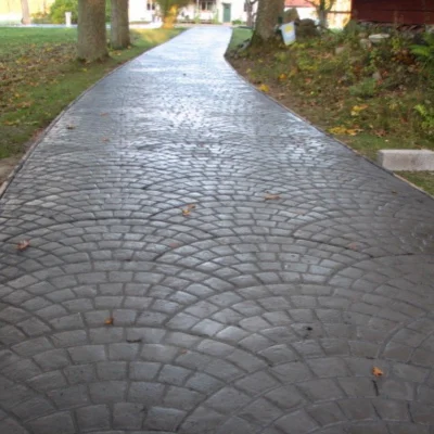 Smågatsten sliten